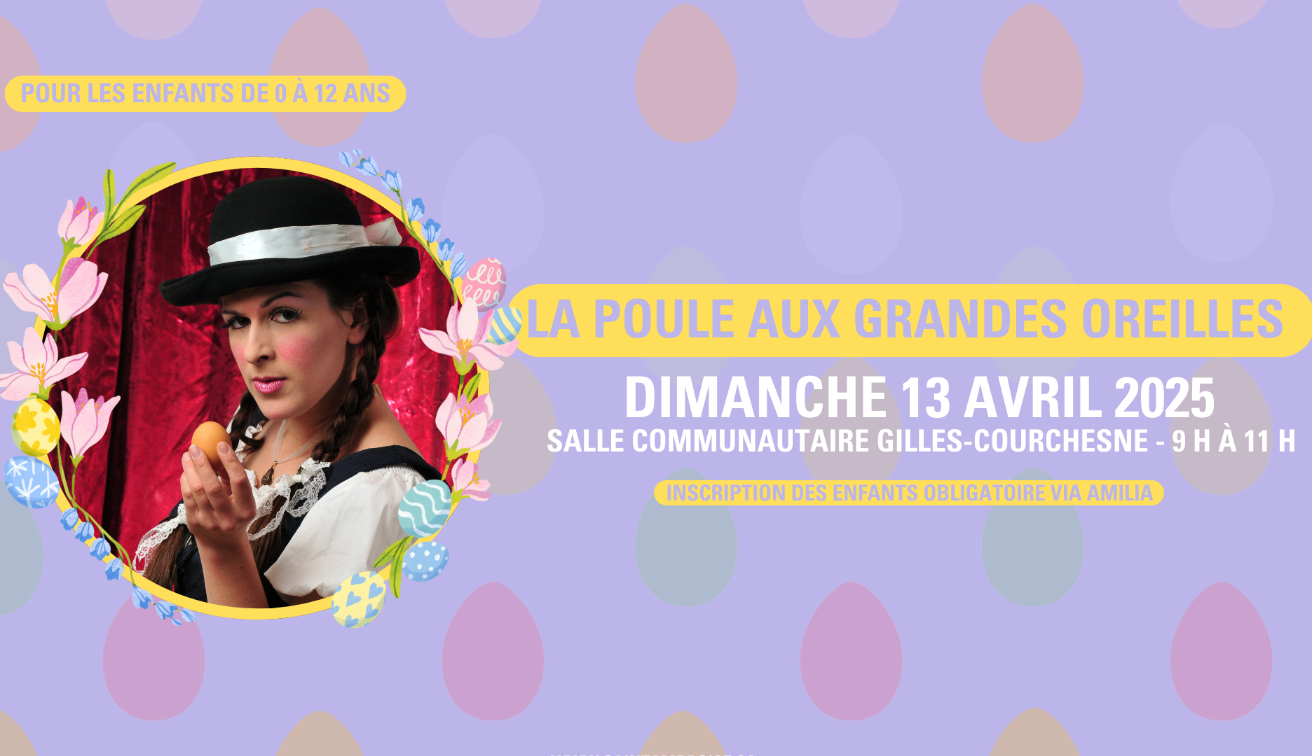 LA POULE AUX GRANDES OREILLES & CHASSE AUX COCOS – NE MANQUEZ PAS VOTRE CHANCE ! 🐣🐰