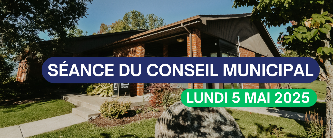 SÉANCE DU CONSEIL MUNICIPAL – LUNDI 5 MAI 2025