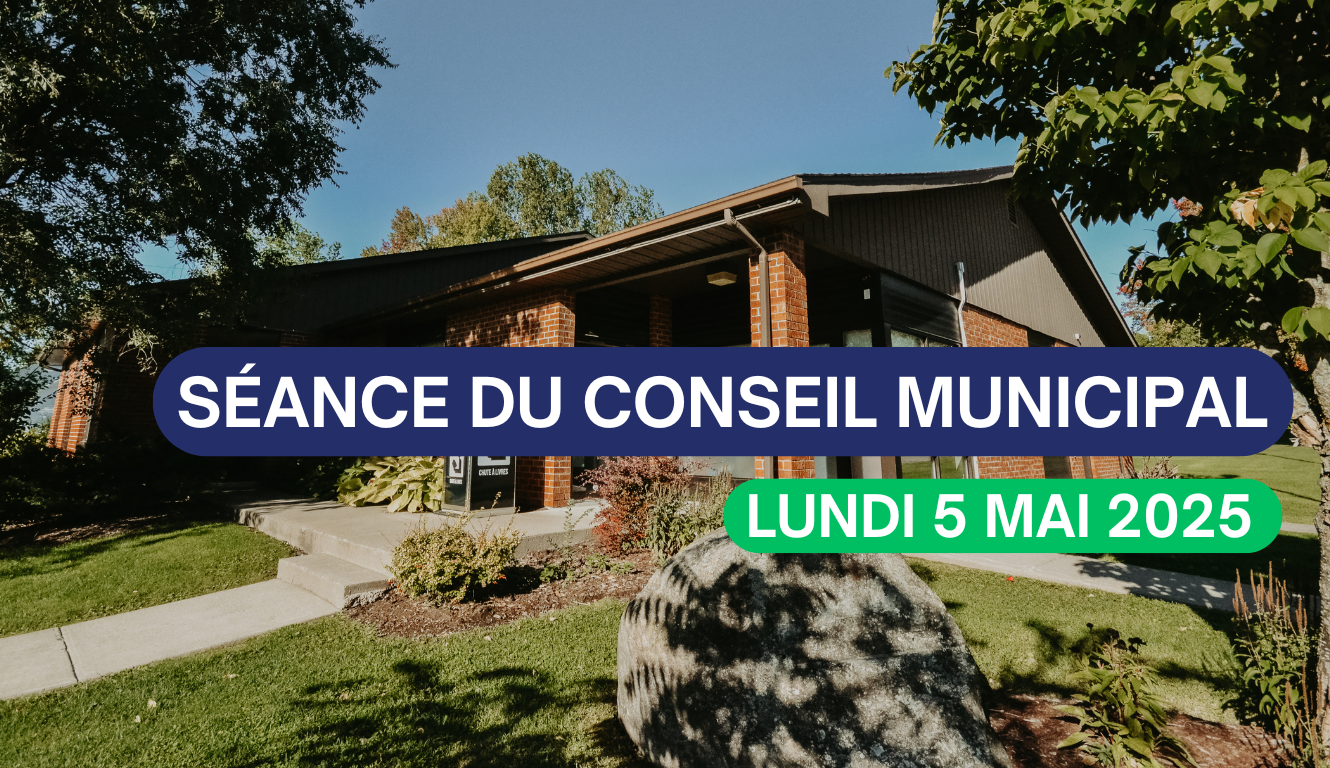 SÉANCE DU CONSEIL MUNICIPAL – LUNDI 5 MAI 2025