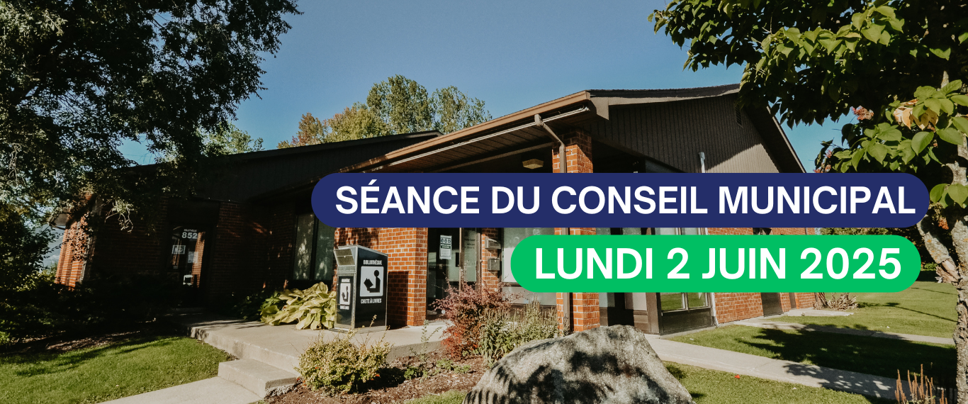 SÉANCE DU CONSEIL MUNICIPAL – LUNDI 2 JUIN 2025