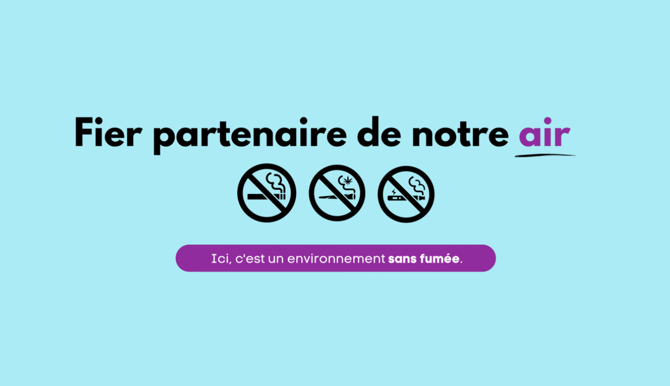 ENSEMBLE, RESPECTONS NOTRE AIR SANS FUMÉE !