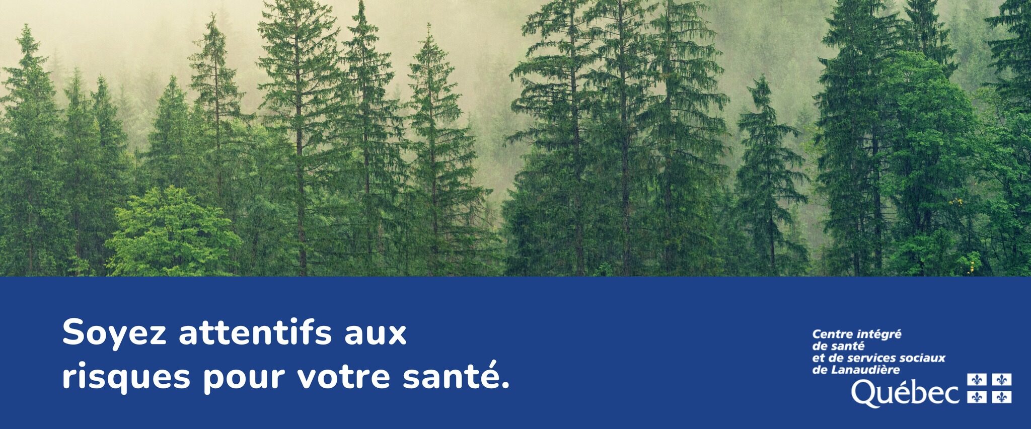 🚨AVERTISSEMENT DE MAUVAISE QUALITÉ DE L’AIR DANS LANAUDIÈRE – FEUX DE FORÊT 🚨