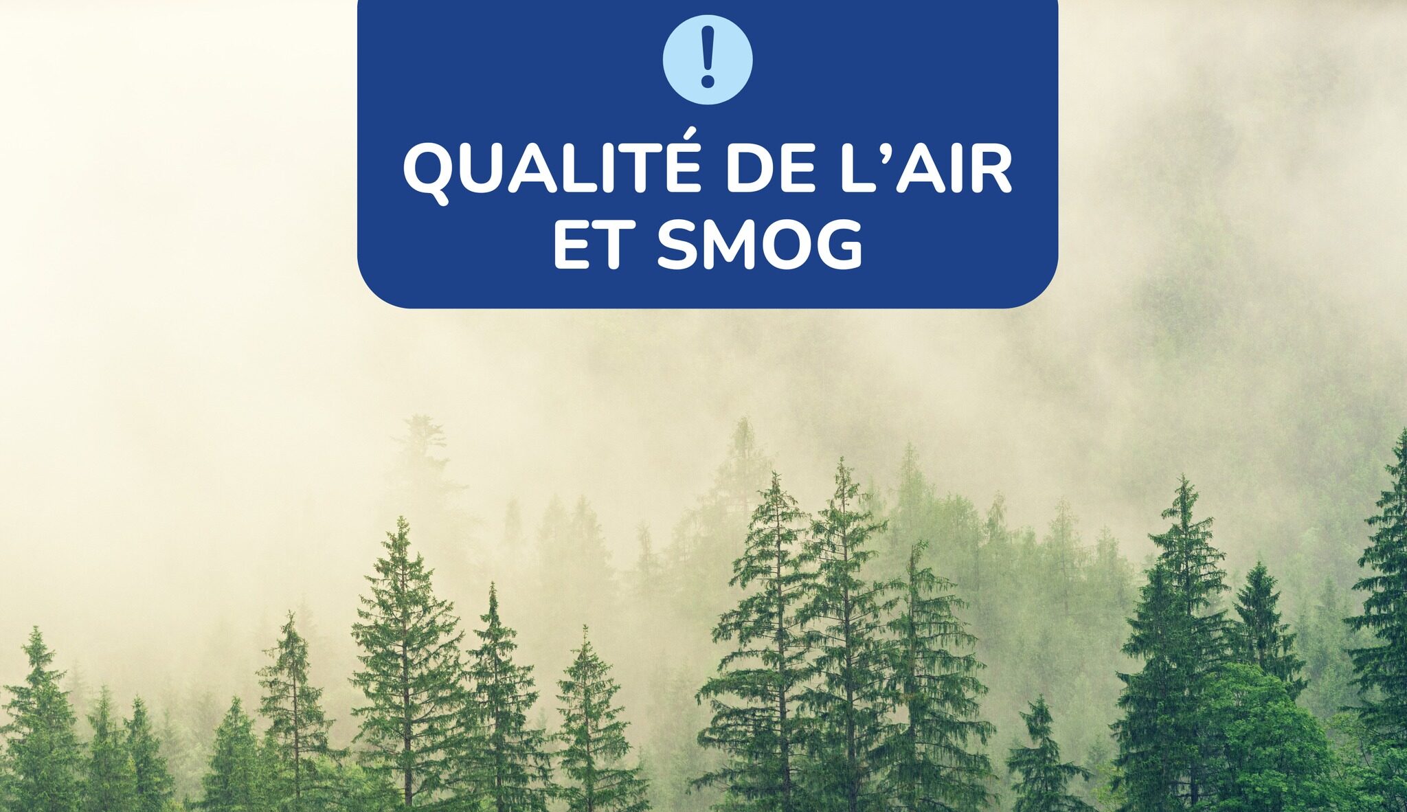 🚨AVERTISSEMENT DE MAUVAISE QUALITÉ DE L’AIR DANS LANAUDIÈRE – FEUX DE FORÊT 🚨