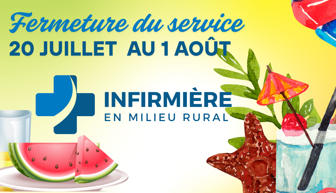 FERMETURE DU SERVICE – INFIRMIÈRE EN MILIEU RURAL