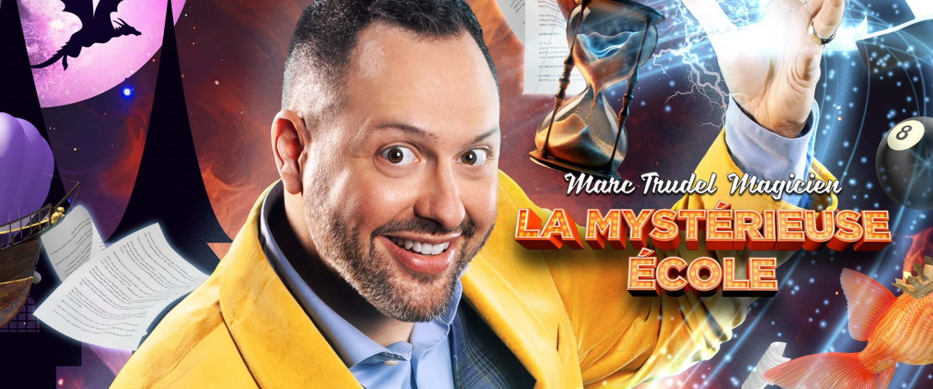 SPECTACLE – LE MAGICIEN MARC TRUDEL DÉBARQUE À SAINT-AMBROISE-DE-KILDARE !🎩✨
