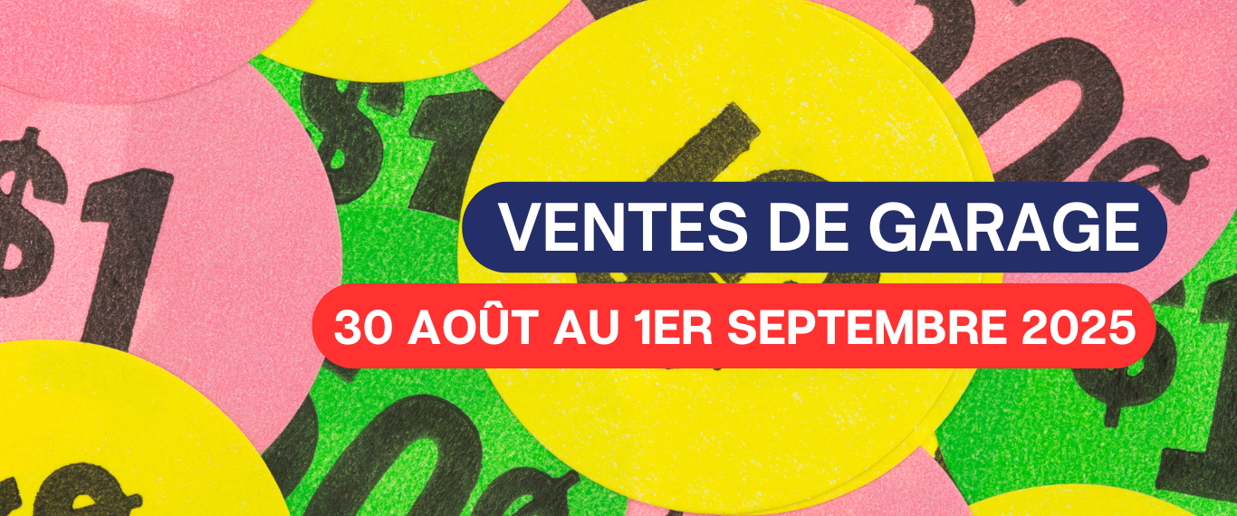 VENTES DE GARAGE – BEAU TEMPS, MAUVAIS TEMPS ! 📦
