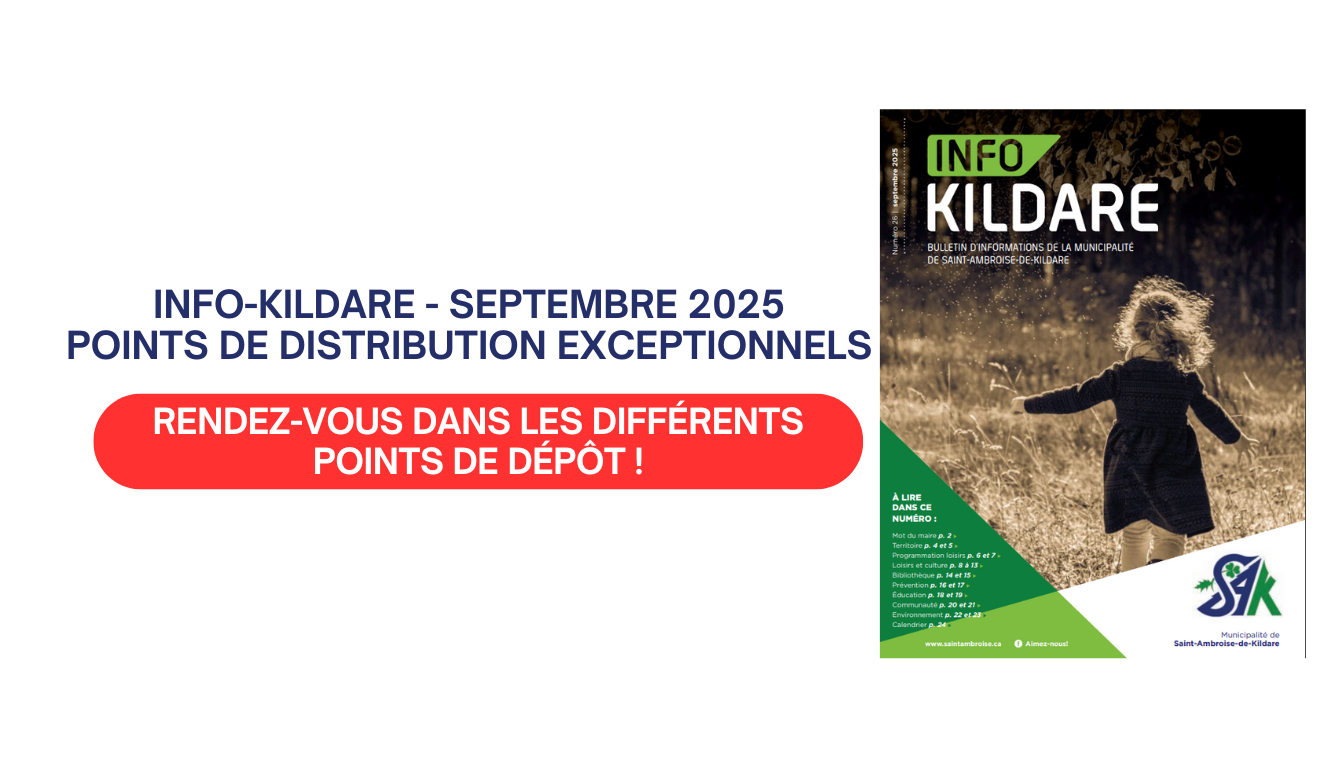 INFO-KILDARE – POINTS DE DÉPÔT EXCEPTIONNELS 📰