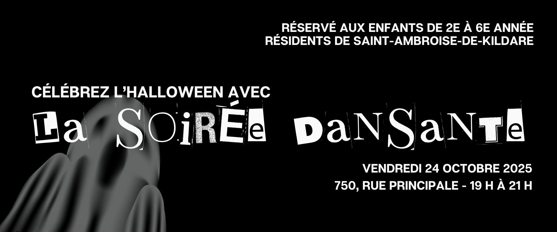 DERNIÈRE CHANCE – SOIRÉE DANSANTE HALLOWEEN🎃