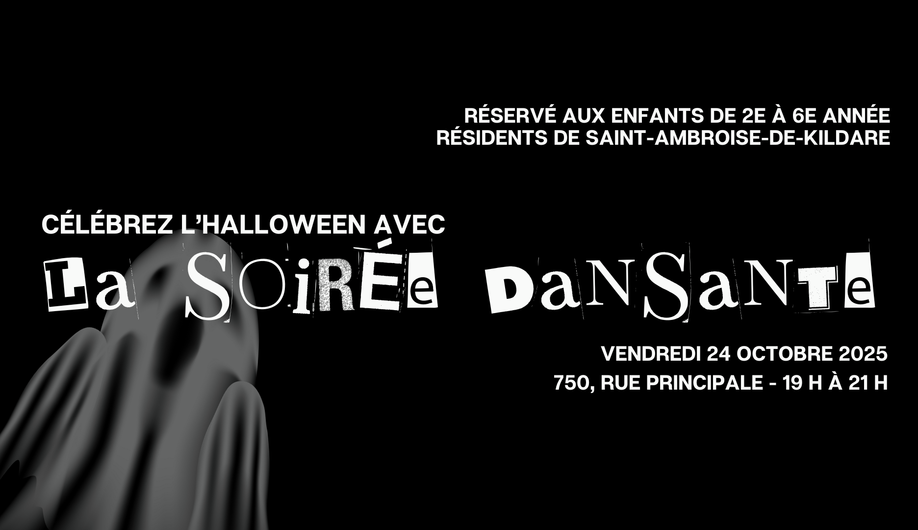 DERNIÈRE CHANCE – SOIRÉE DANSANTE HALLOWEEN🎃