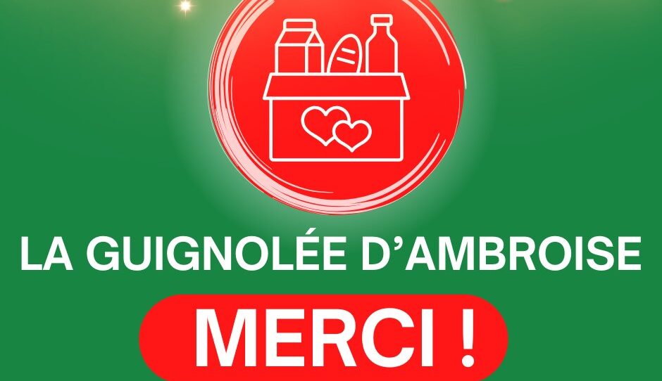 GUIGNOLÉE D&rsquo;AMBROISE – MERCI!✨❤