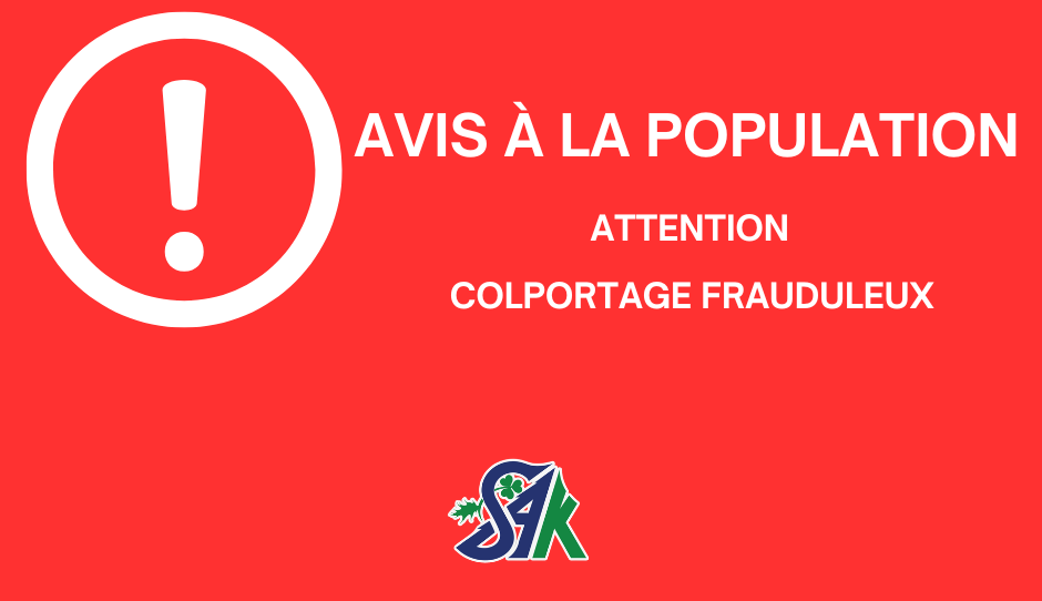 Attention colportage frauduleux